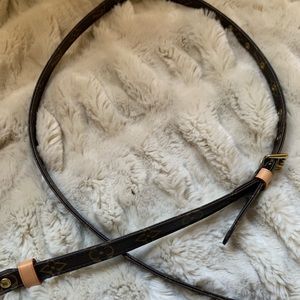 Louis Vuitton monogram logo strap